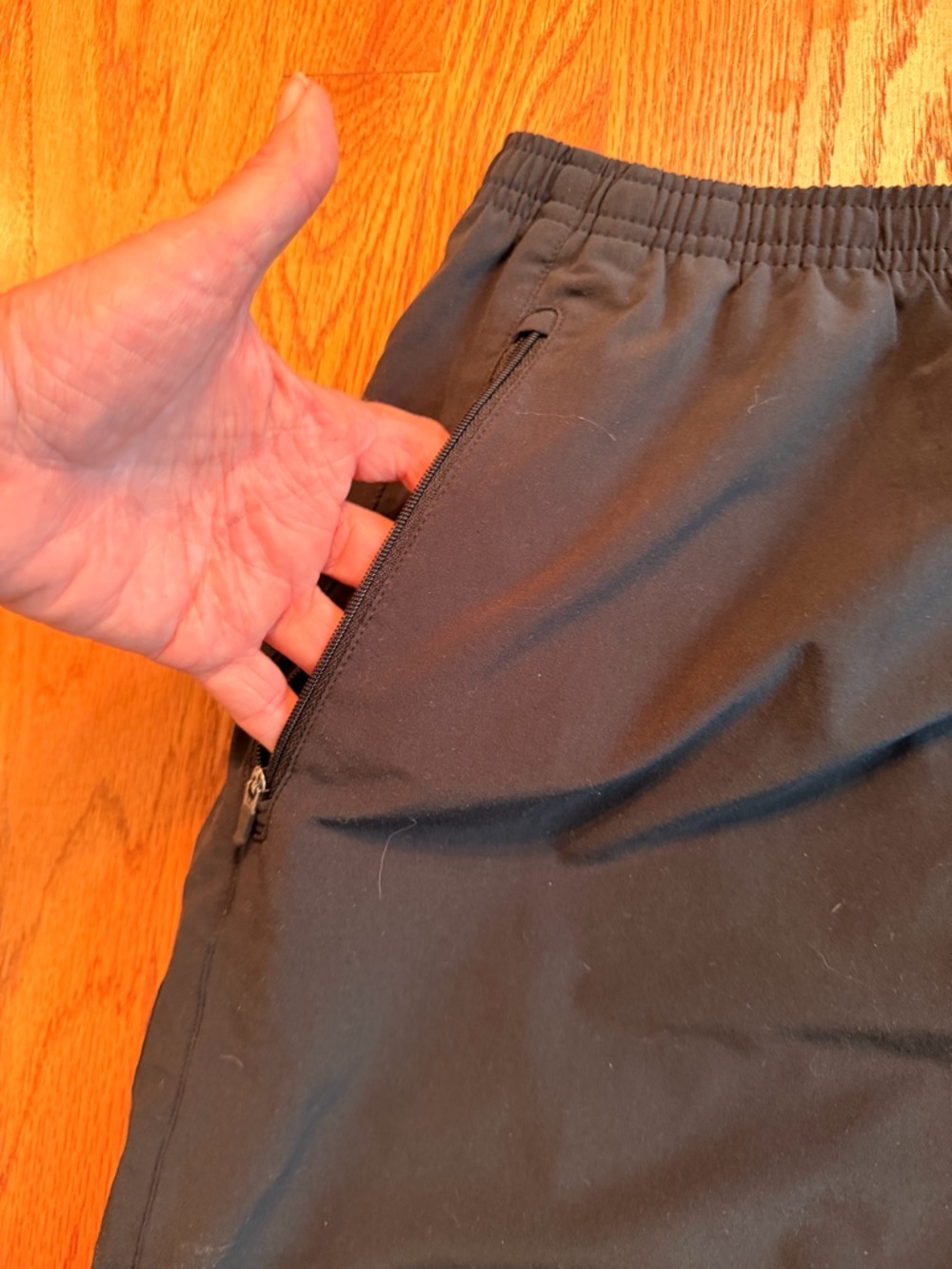 Nike Running Dri-Fit Joggers Mens XL Stretch Track Pants Zip Ankles Black, Sz XL - Picture 4 of 12